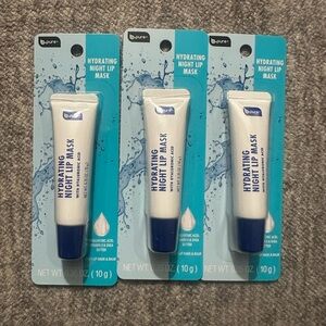 B. Pure Overnight Lip Mask Three Pack Viral HTF